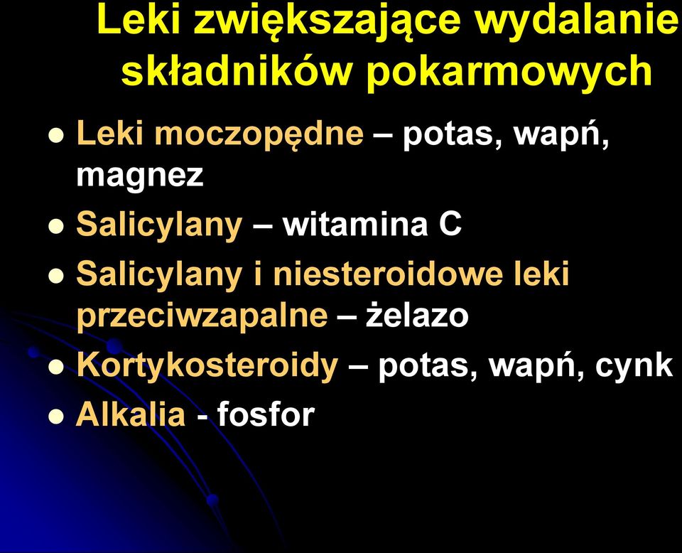 witamina C Salicylany i niesteroidowe leki