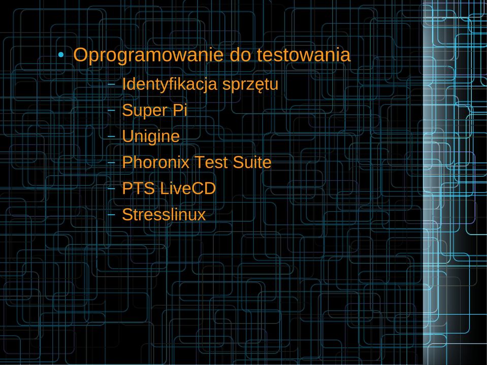 sprzętu Super Pi Unigine