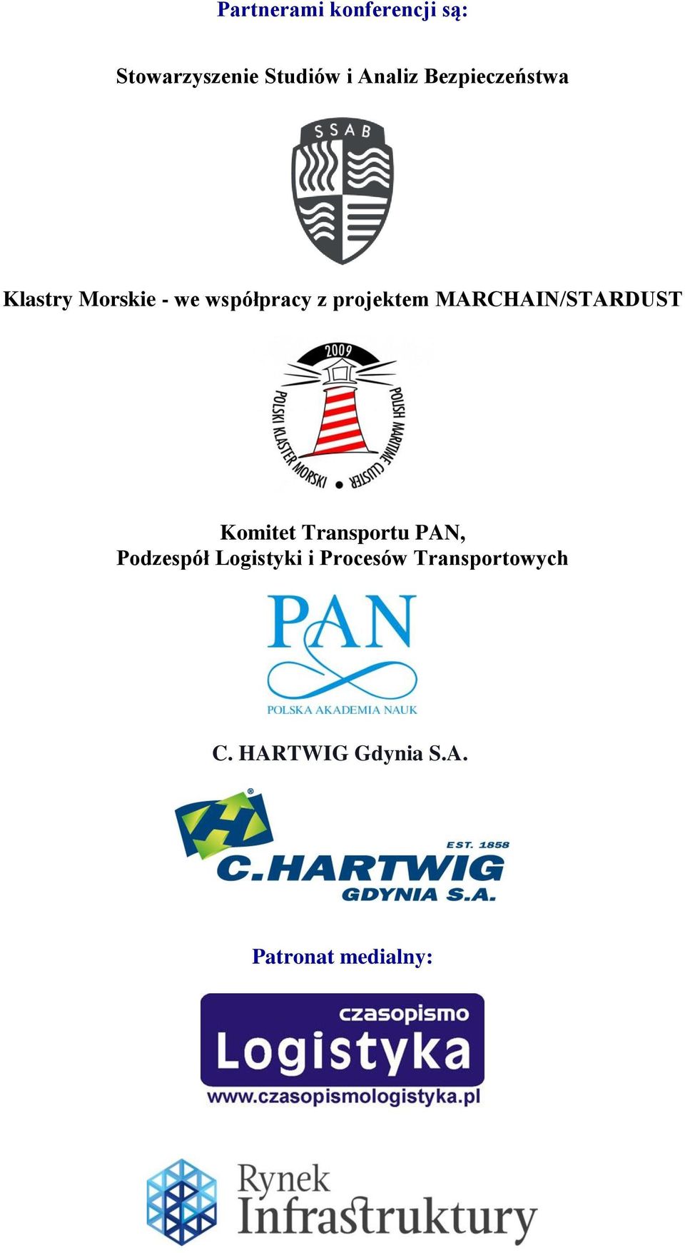 MARCHAIN/STARDUST Komitet Transportu PAN, Podzespół Logistyki