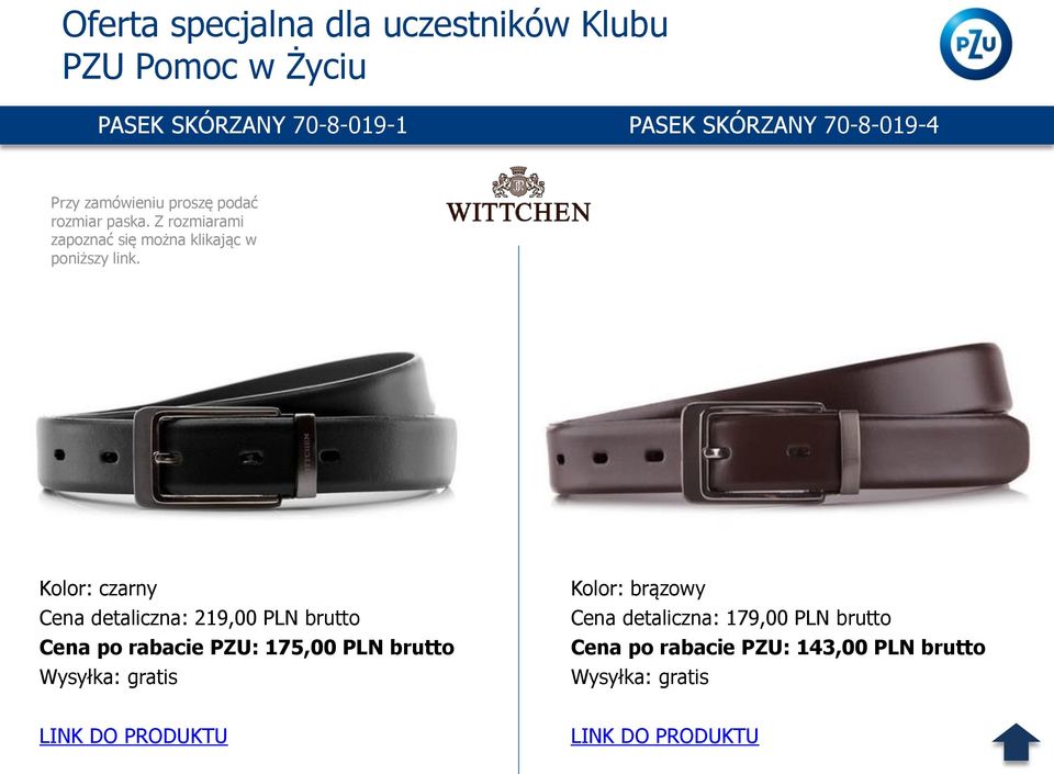 Kolor: czarny Cena detaliczna: 219,00 PLN brutto Cena po rabacie PZU: 175,00 PLN
