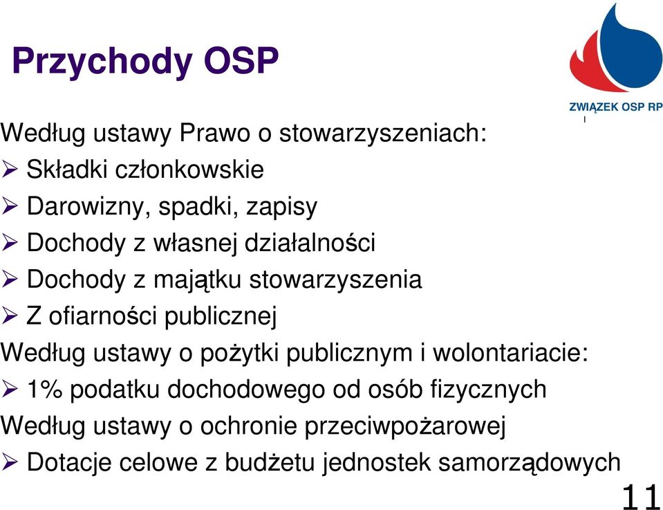 publicznej Według ustawy o poŝytki publicznym i wolontariacie: 1% podatku dochodowego od osób