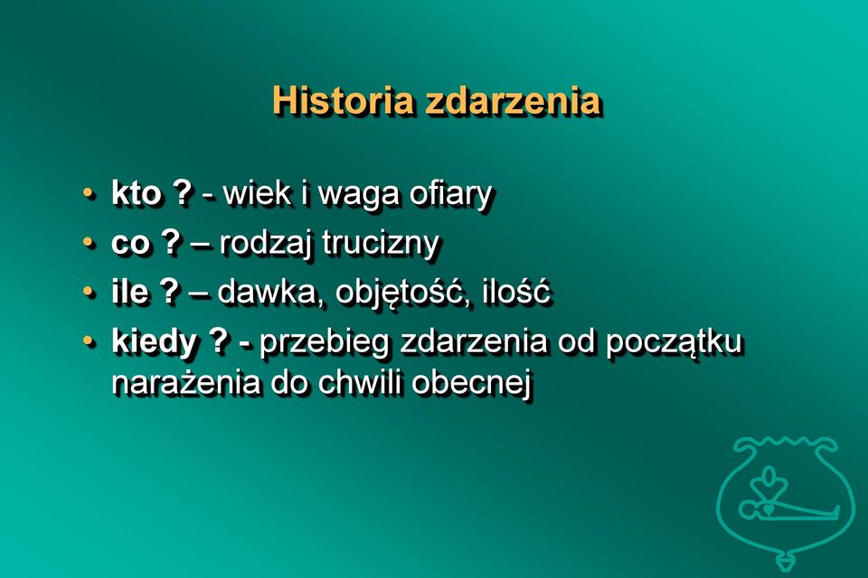 rodzaj trucizny ile?
