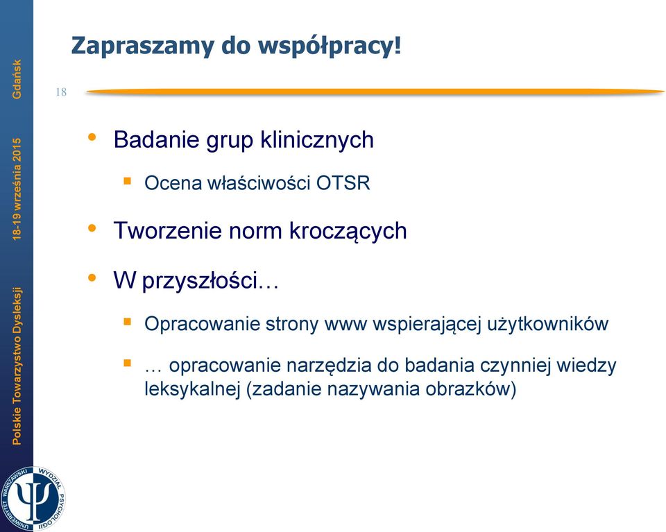 norm kroczących W przyszłości Opracowanie strony www