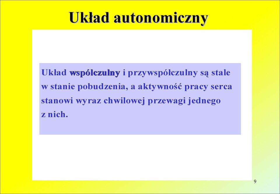 pobudzenia, a aktywność pracy serca