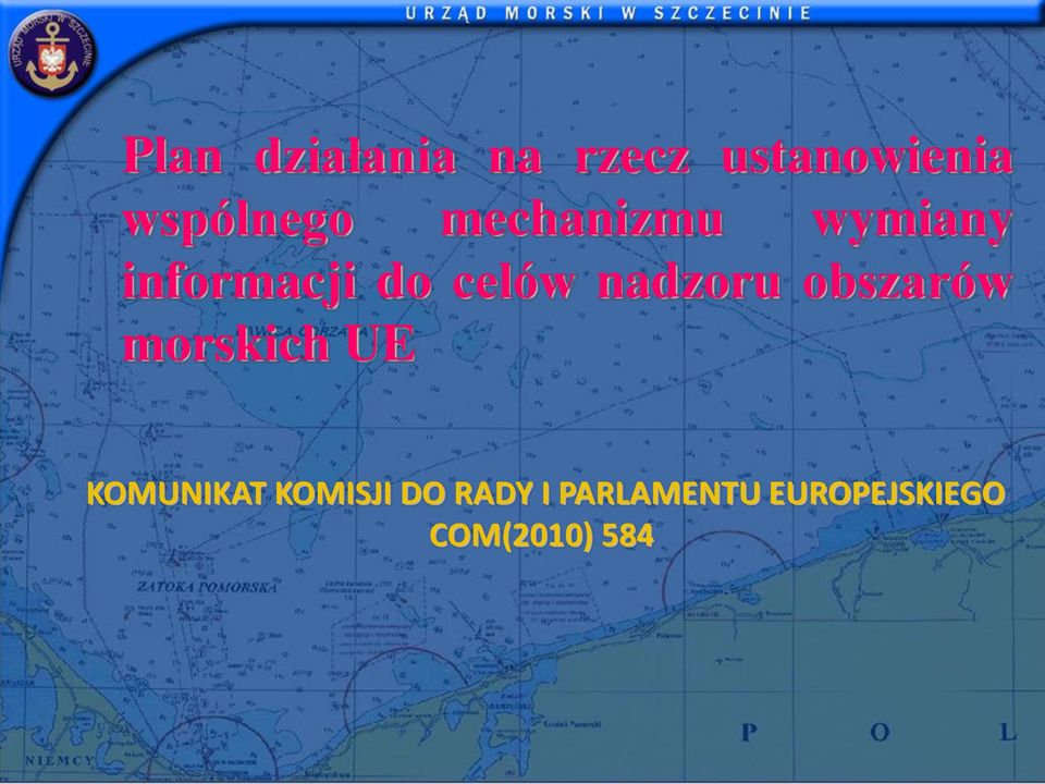 celów nadzoru obszarów morskich UE KOMUNIKAT