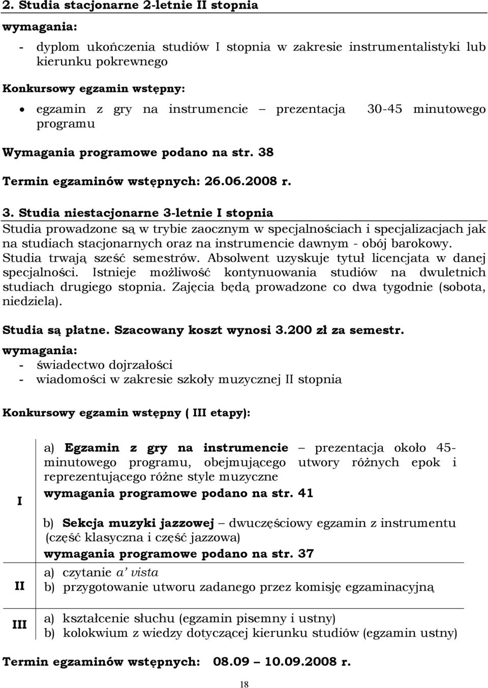 -45 minutowego Wymagania programowe podano na str. 38