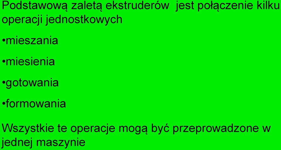 mieszania miesienia gotowania formowania