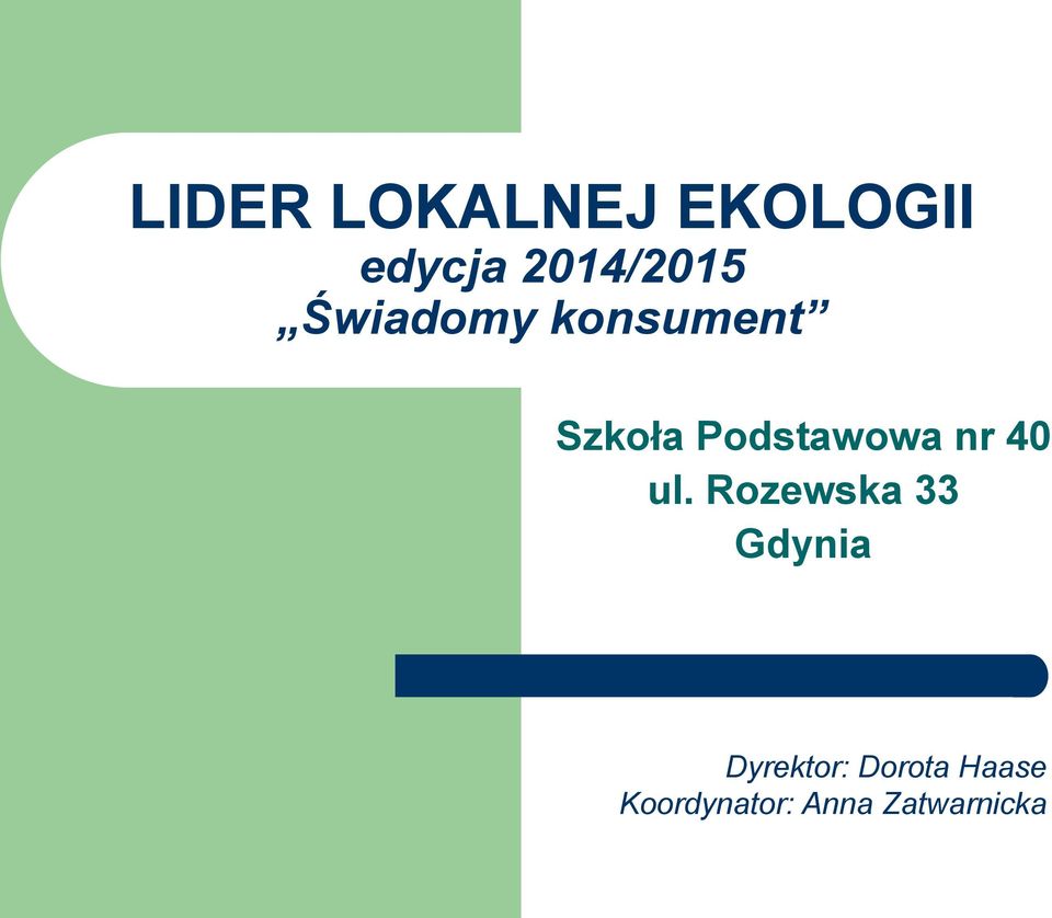 Podstawowa nr 40 ul.