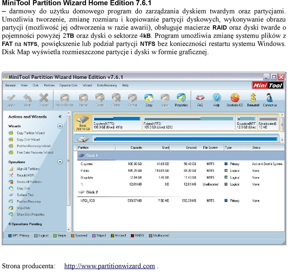 macierze RAID oraz dyski twarde o pojemności powyżej 2TB oraz dyski o sektorze 4kB.