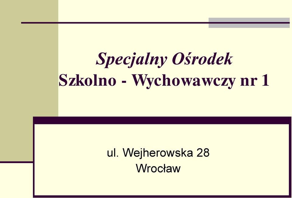 Wychowawczy nr 1