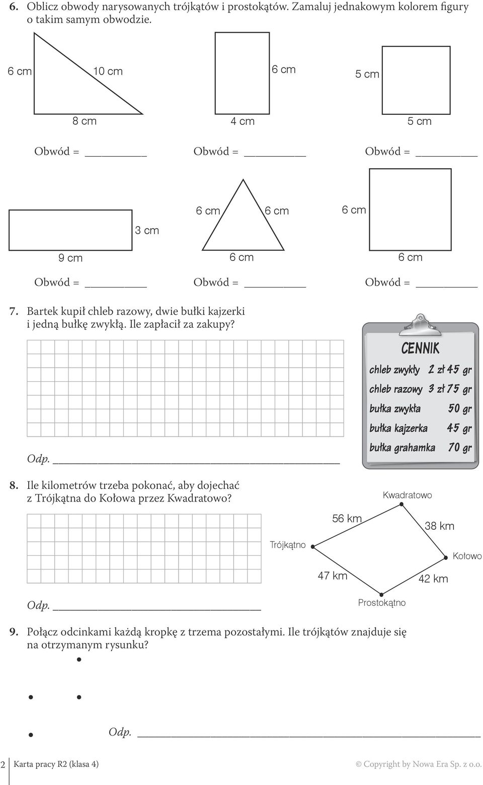 Karty pracy. dla uczniów klasy. Matematyka. październik - PDF Darmowe  pobieranie