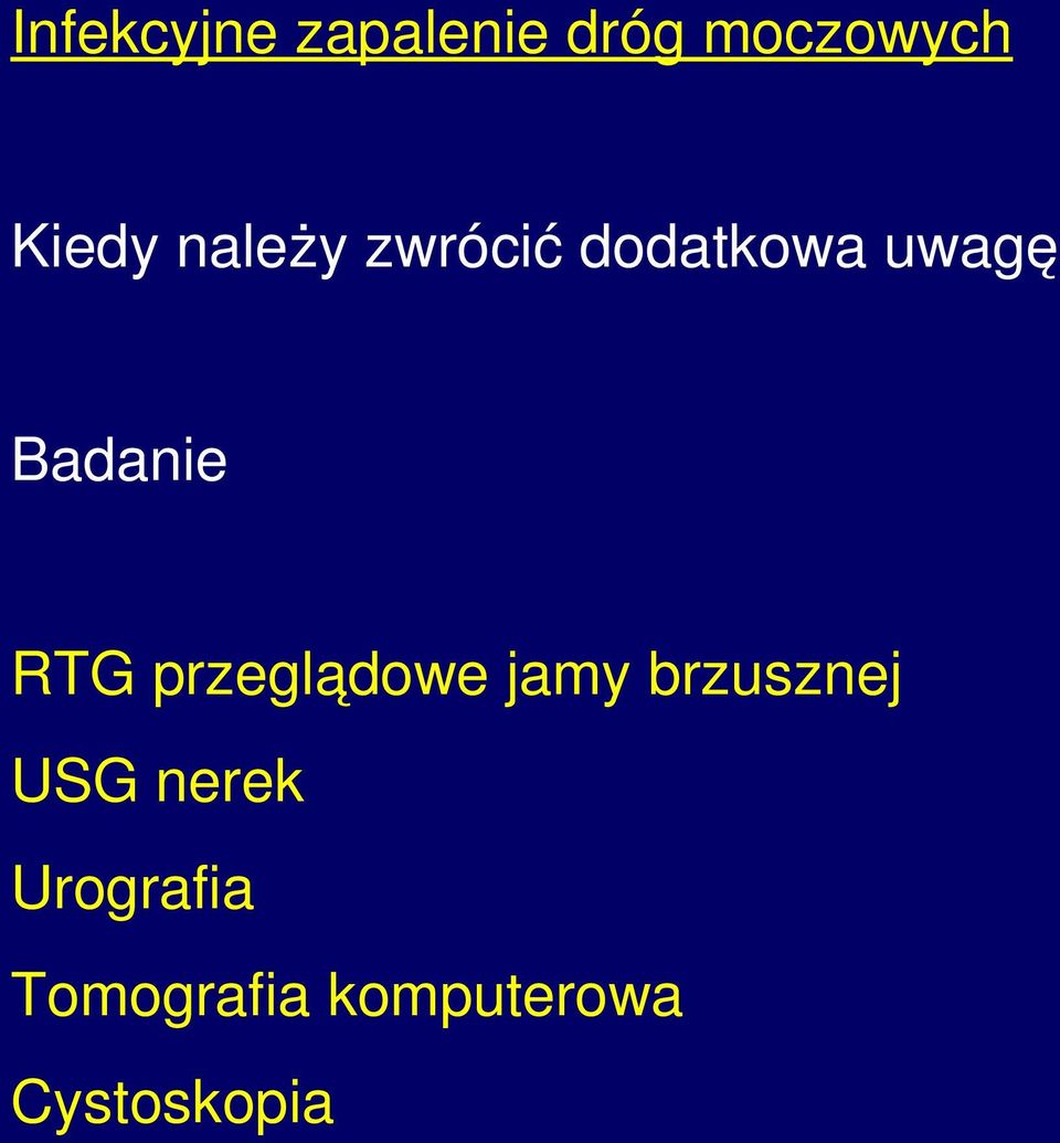 RTG przeglądowe jamy brzusznej USG nerek