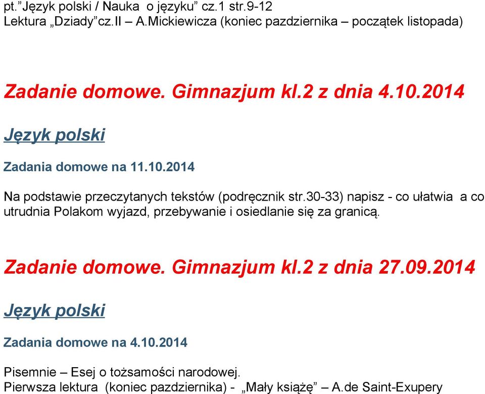 30-33) napisz - co ułatwia a co utrudnia Polakom wyjazd, przebywanie i osiedlanie się za granicą. Zadanie domowe. Gimnazjum kl.