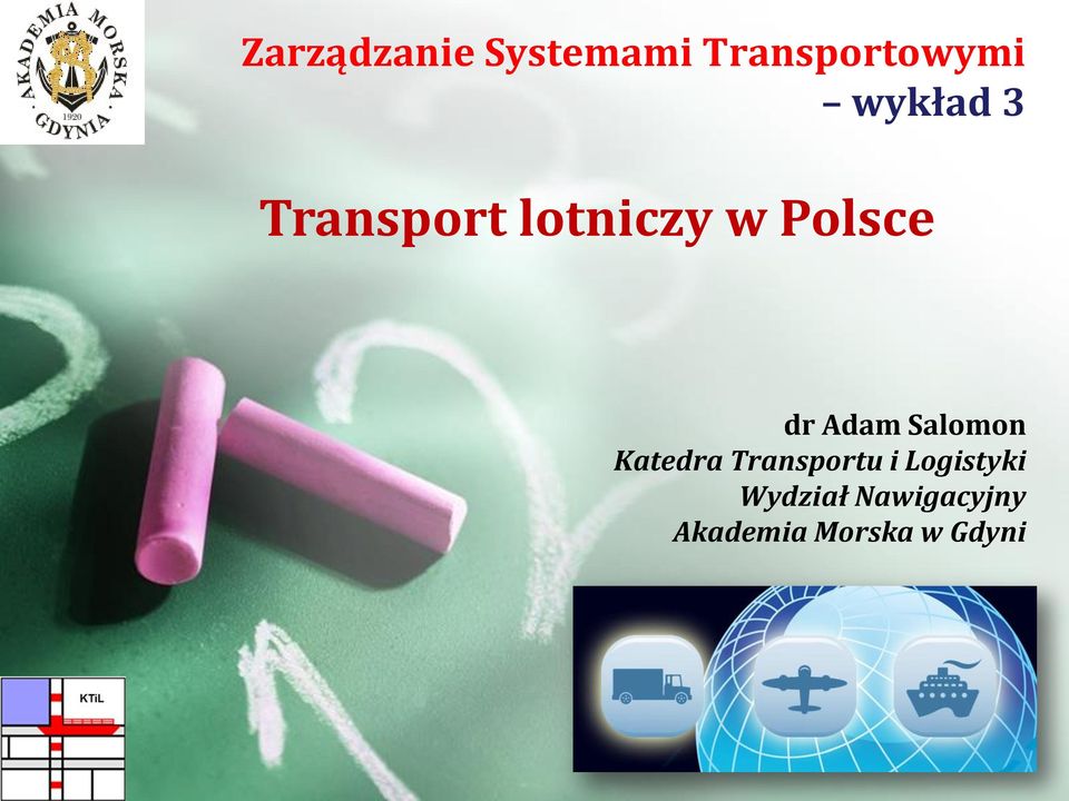 Adam Salomon Katedra Transportu i