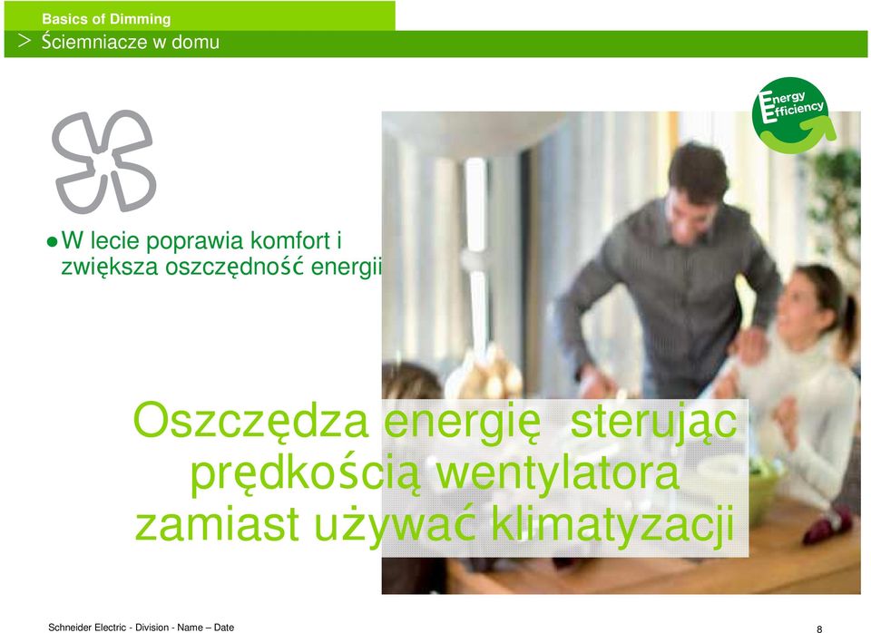Oszczędza energię sterując prędkością