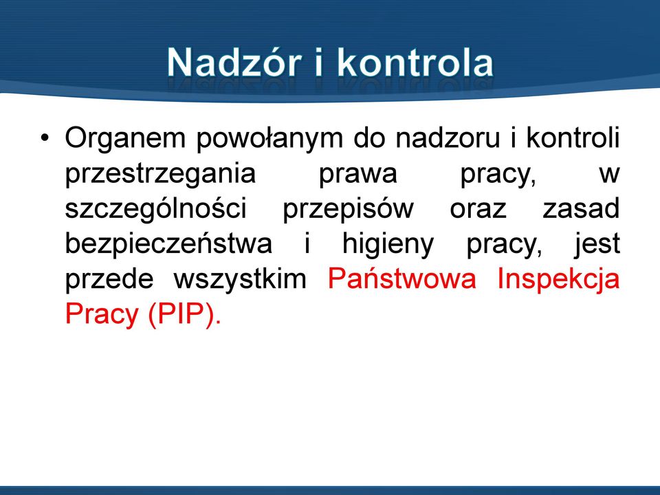 przepisów oraz zasad bezpieczeństwa i higieny