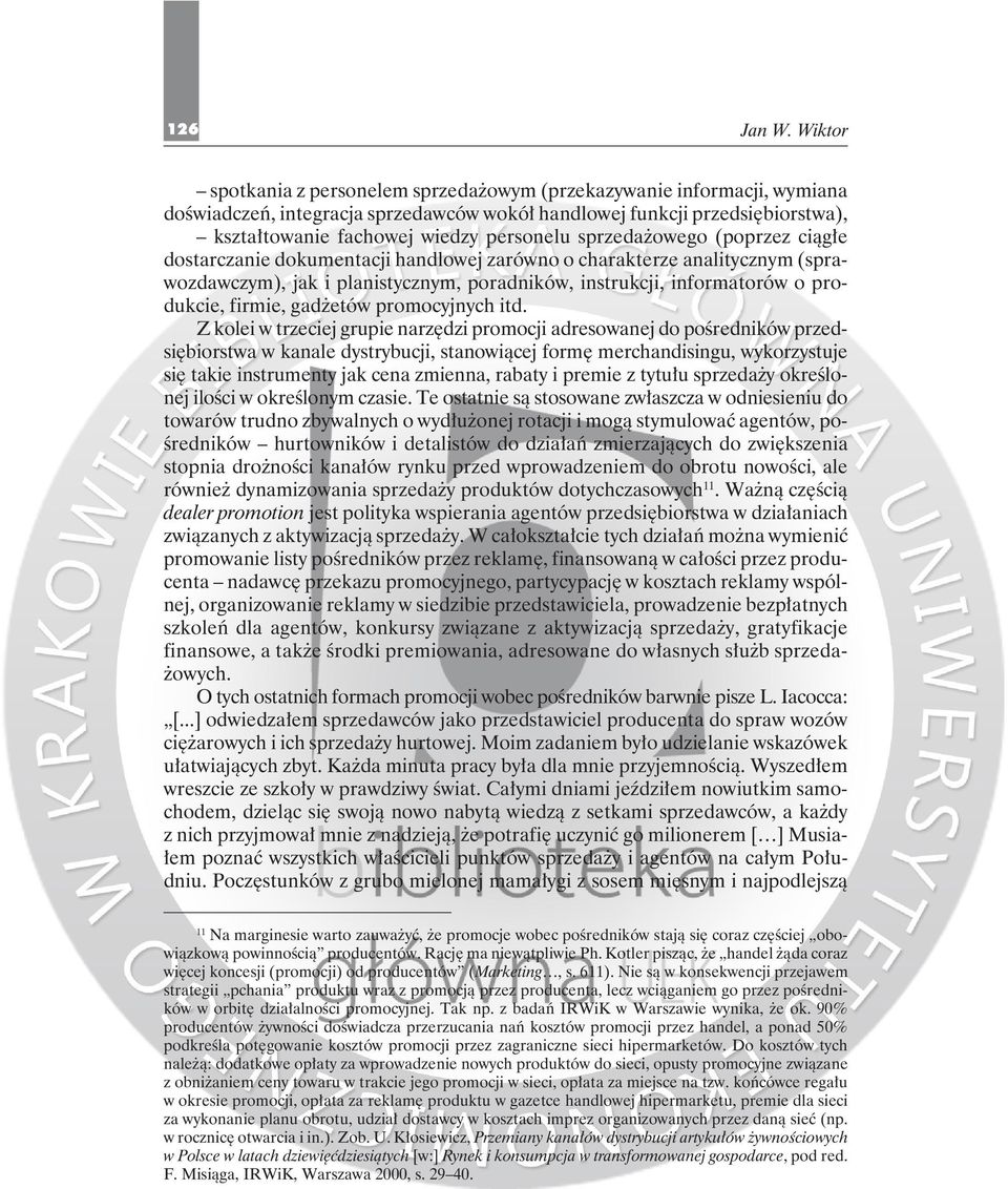gadżetów promocyjnych itd.