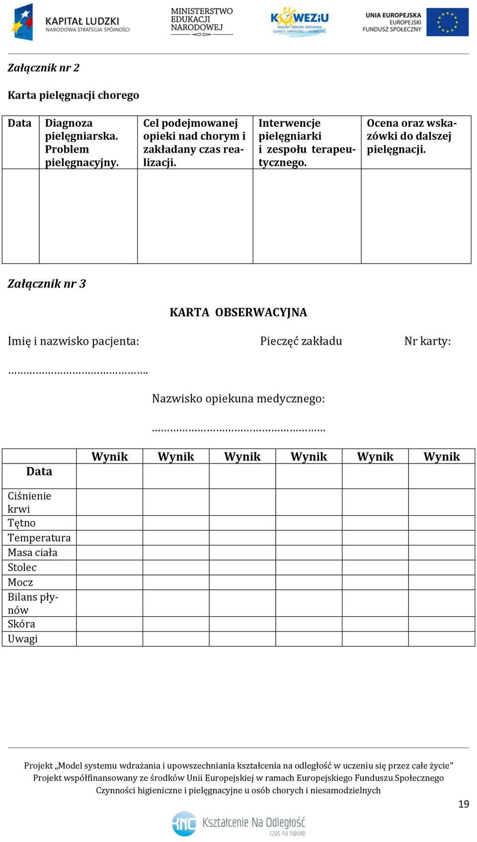 Ocena oraz wskazówki do dalszej pielęgnacji.