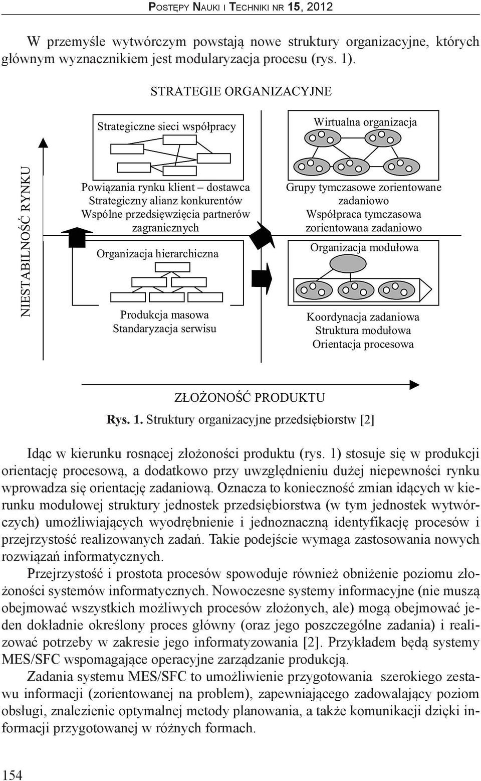 1) stosuje się w produkcji orientację procesową, a dodatkowo przy uwzględnieniu dużej niepewności rynku wprowadza się orientację zadaniową.