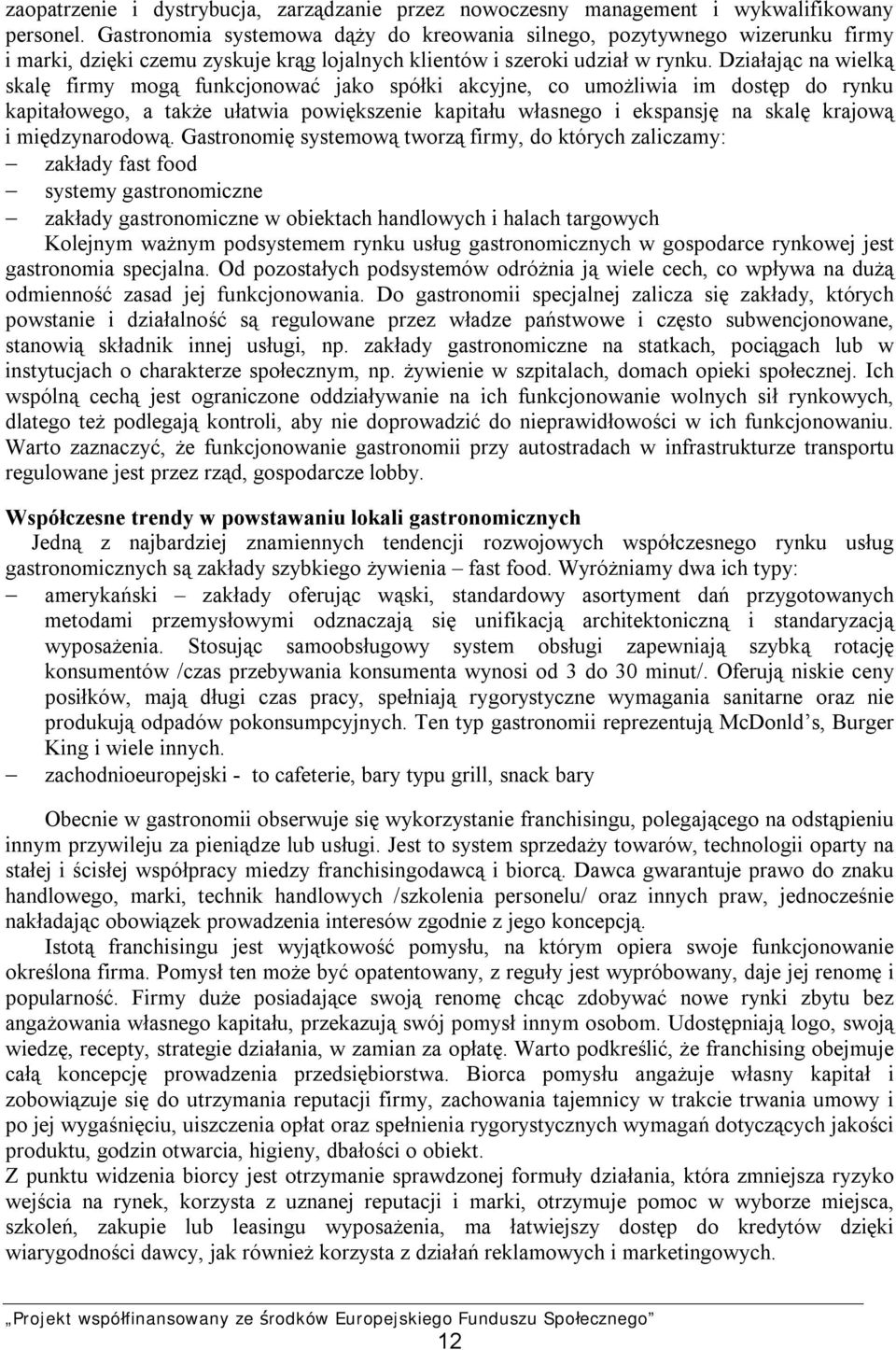 Działając na wielką skalę firmy mogą funkcjonować jako spółki akcyjne, co umożliwia im dostęp do rynku kapitałowego, a także ułatwia powiększenie kapitału własnego i ekspansję na skalę krajową i