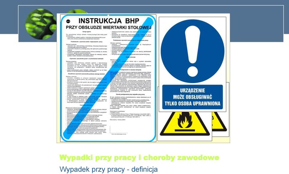 zawodowe Wypadek