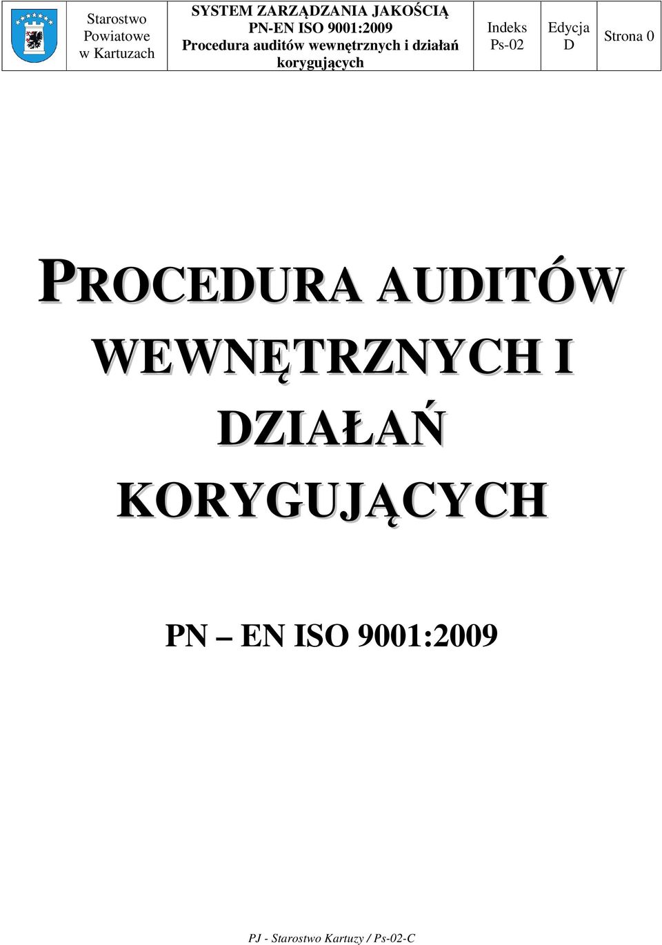 0 PROEURA AUITÓW WEWNĘTRZNYH