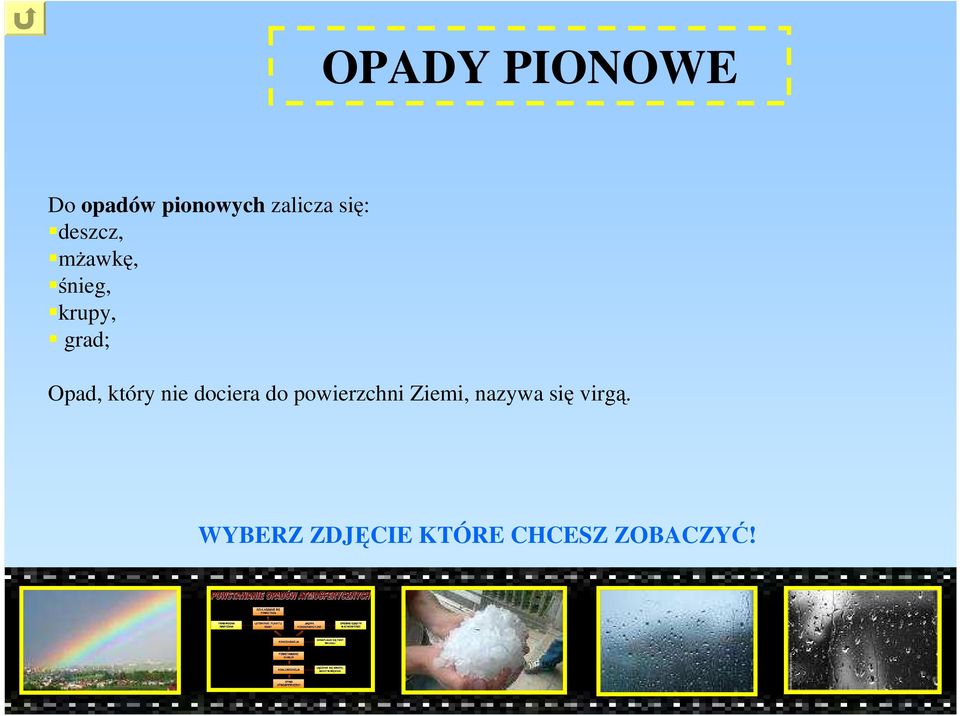 Opad, który nie dociera do powierzchni Ziemi,