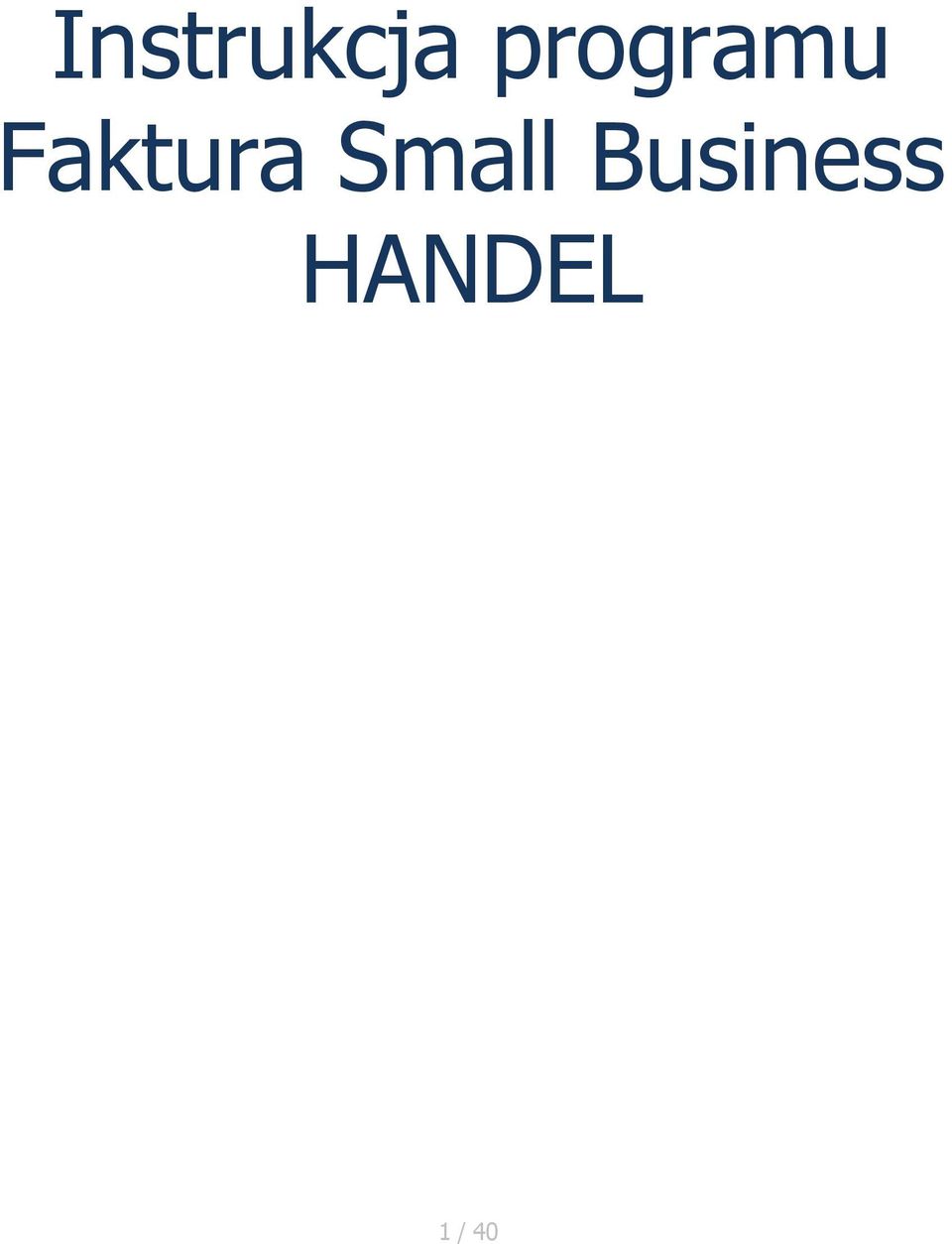 Faktura Small