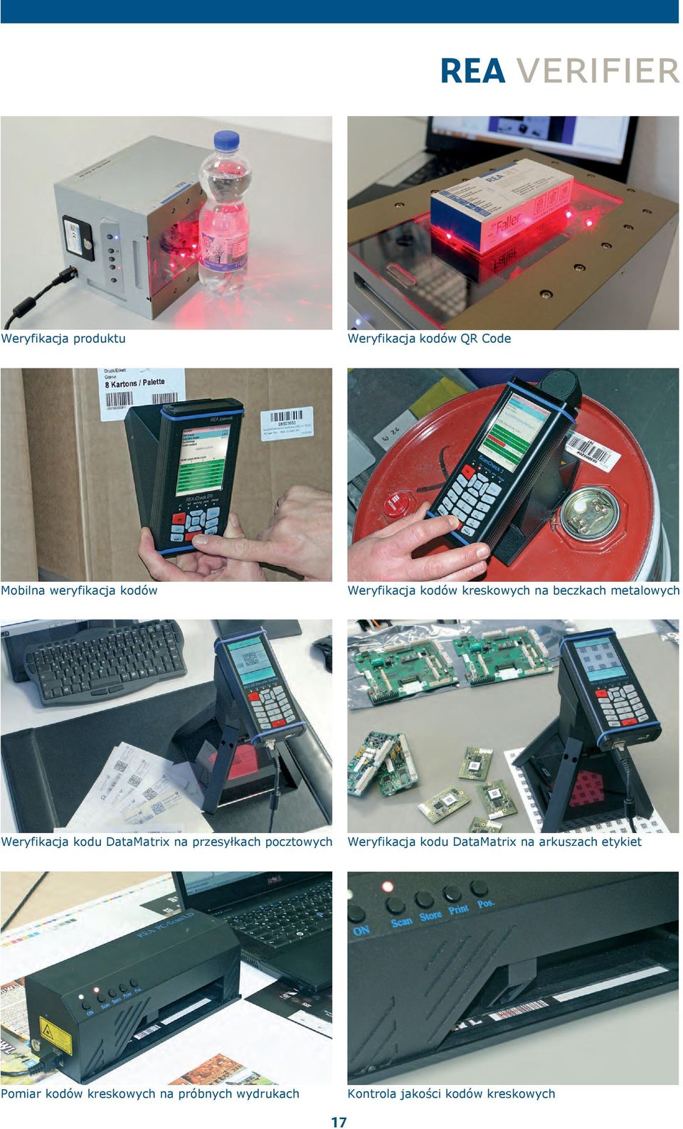 DataMatrix na przesyłkach pocztowych Weryfikacja kodu DataMatrix na arkuszach