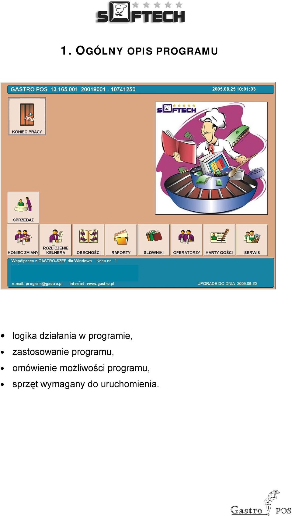 zastosowanie programu, omówienie