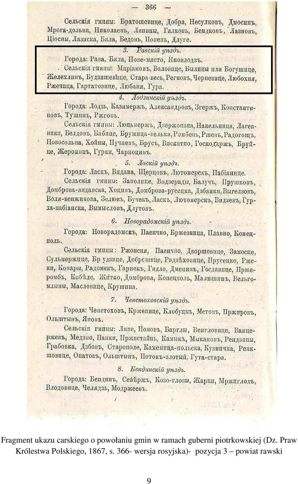 Praw Królestwa Polskiego, 1867, s.