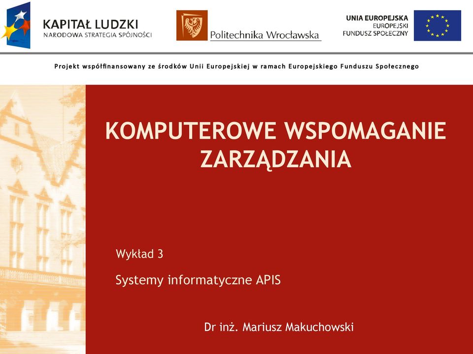Systemy informatyczne