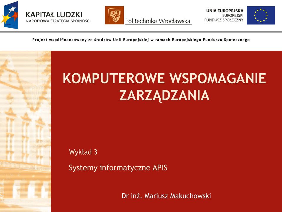 Systemy informatyczne