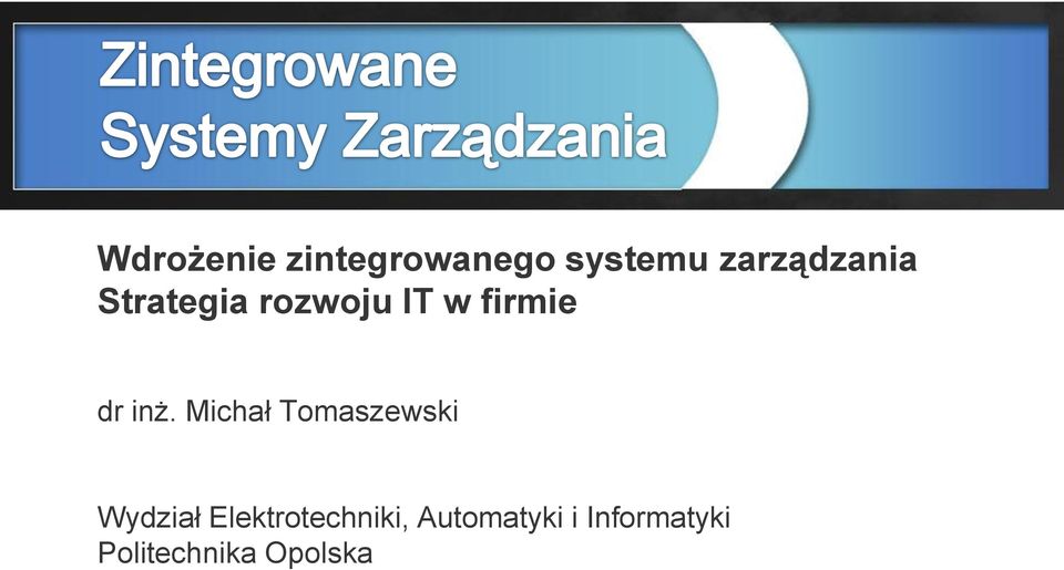 dr inż.