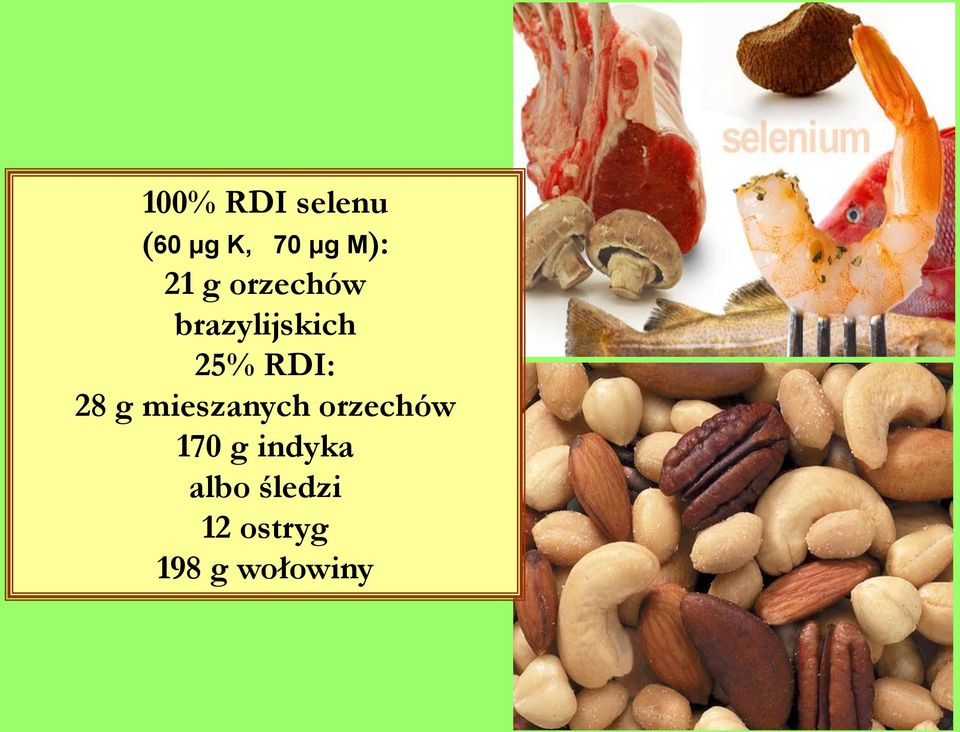 28 g mieszanych orzechów 170 g