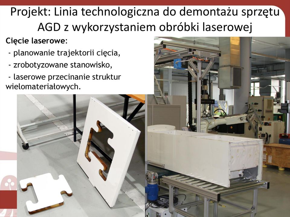 planowanie trajektorii cięcia, - zrobotyzowane