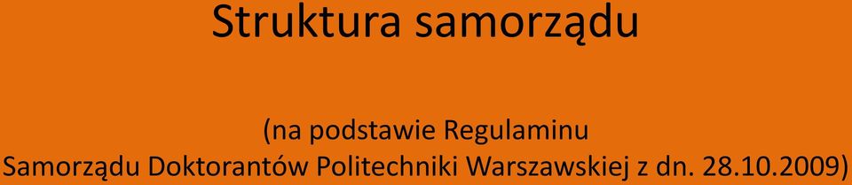 Samorządu Doktorantów