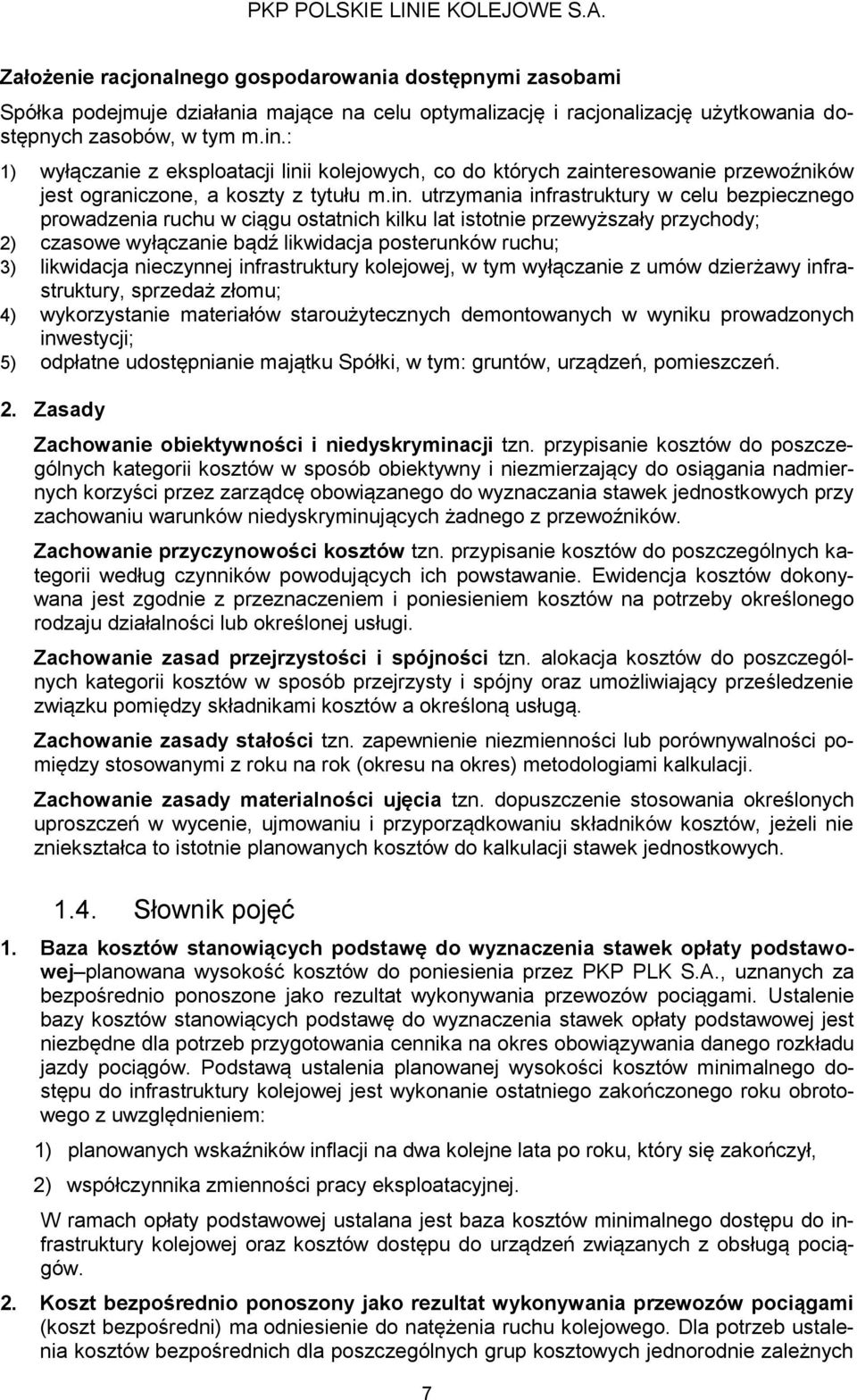 i kolejowych, co do których zaint