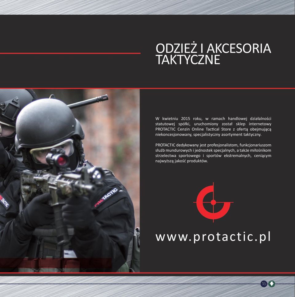 asortyment taktyczny.