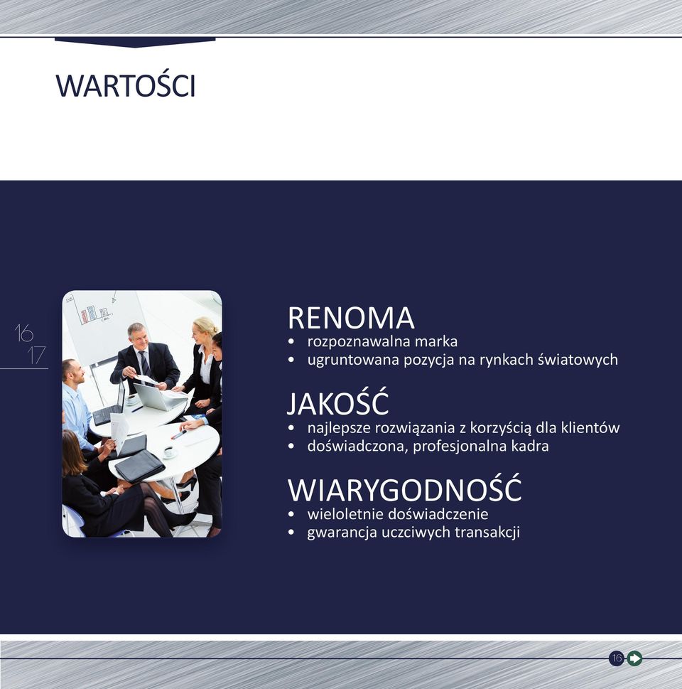 korzyścią dla klientów doświadczona, profesjonalna kadra