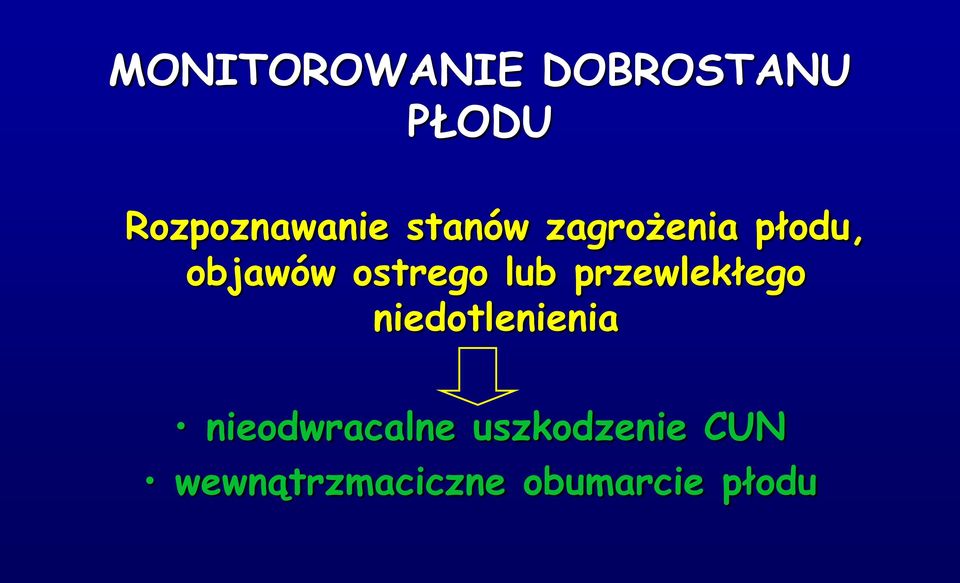 przewlekłego niedotlenienia nieodwracalne