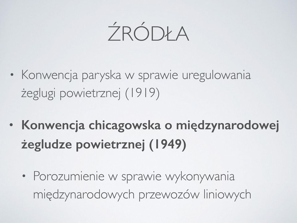 międzynarodowej żegludze powietrznej (1949)