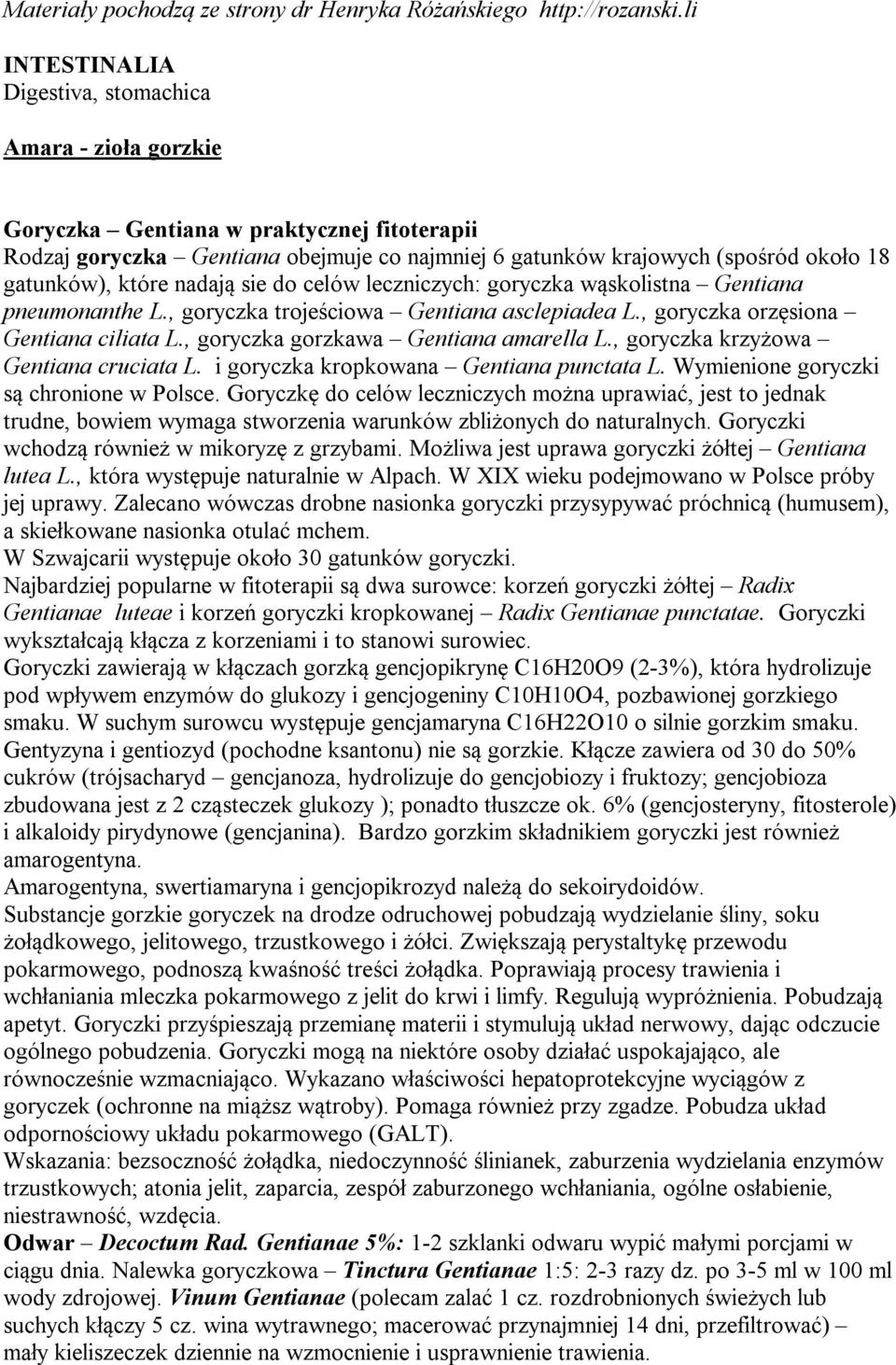 Materiały pochodzą ze strony dr Henryka Różańskiego - PDF Free Download
