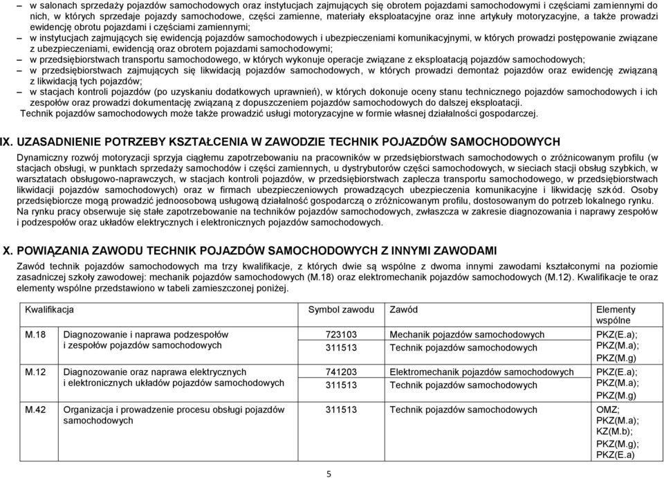 ubezpieczeniami komunikacyjnymi, w których prowadzi postępowanie związane z ubezpieczeniami, ewidencją oraz obrotem pojazdami samochodowymi; w przedsiębiorstwach transportu samochodowego, w których