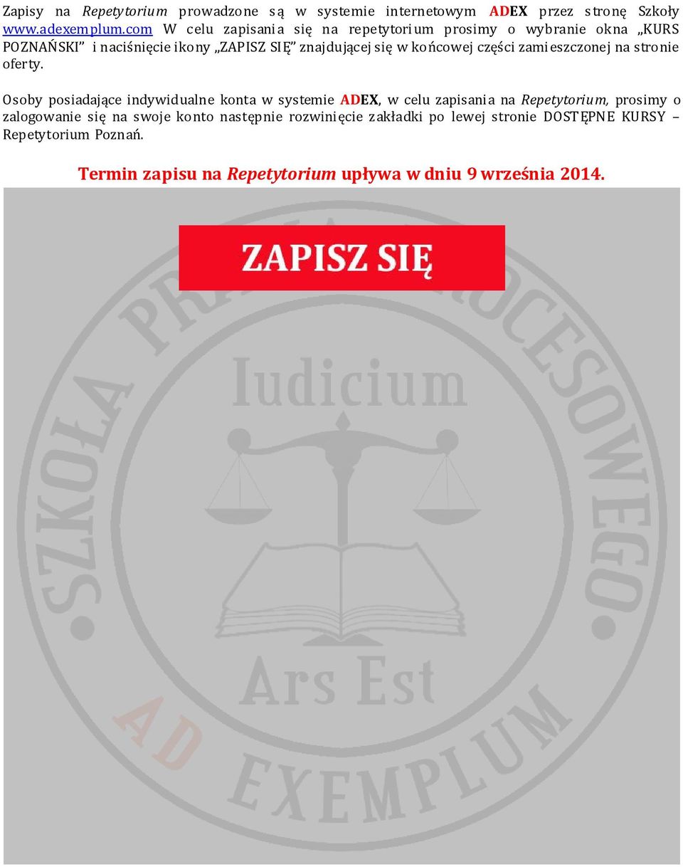 części zamieszczonej na stronie oferty.