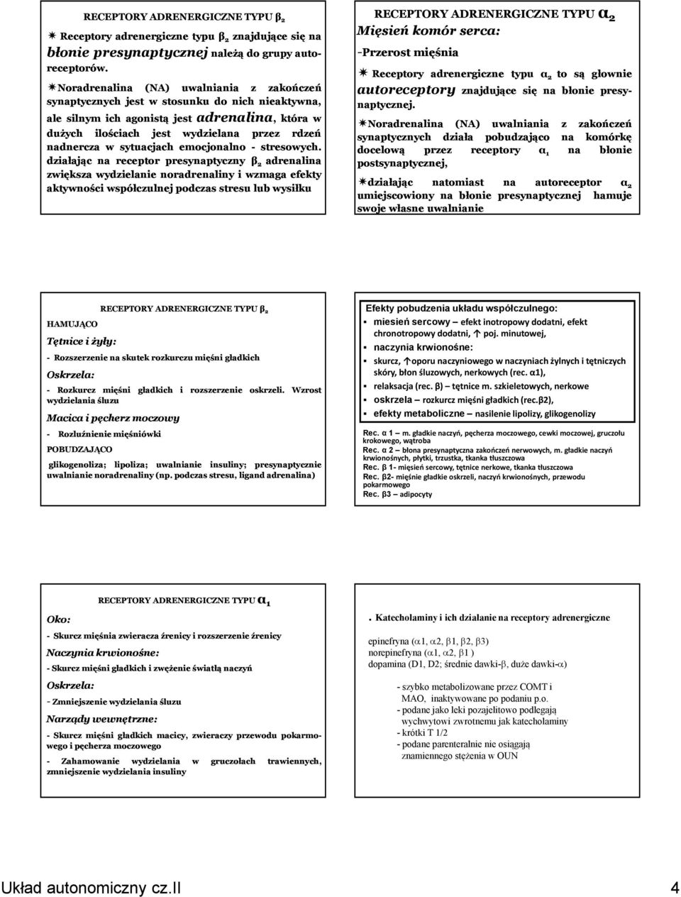 sytuacjach emocjonalno - stresowych.