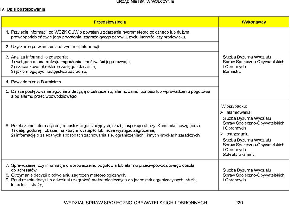 Uzyskanie potwierdzenia otrzymanej informacji. 3.