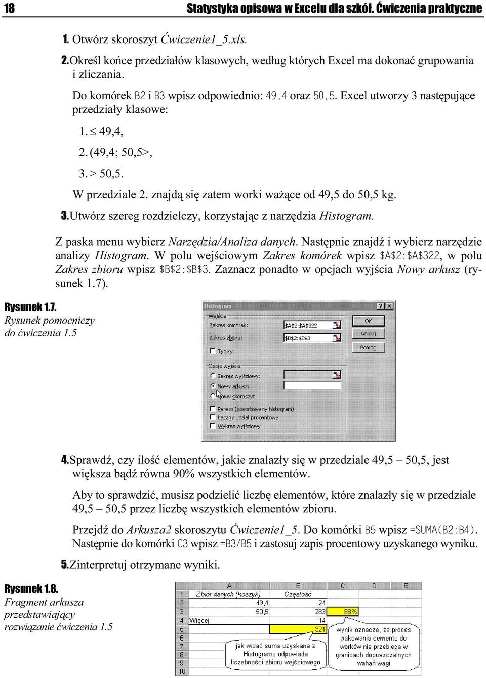 Statystyka Opisowa W Excelu Dla Szkó³ Æwiczenia Praktyczne Pdf Free Download 2200