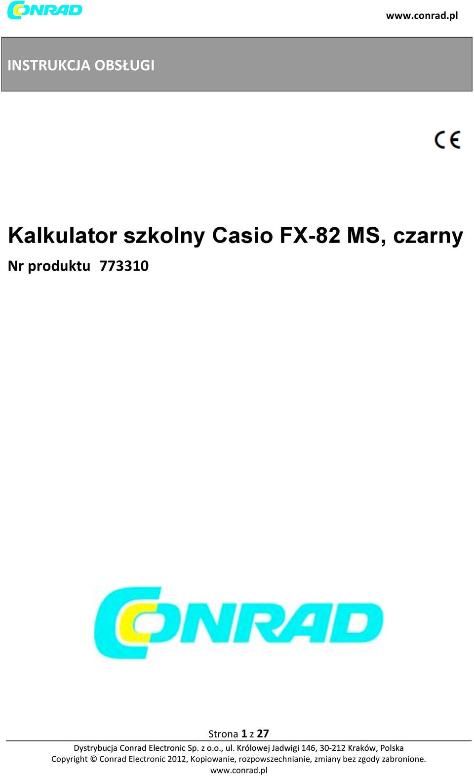 Casio FX-82 MS, czarny