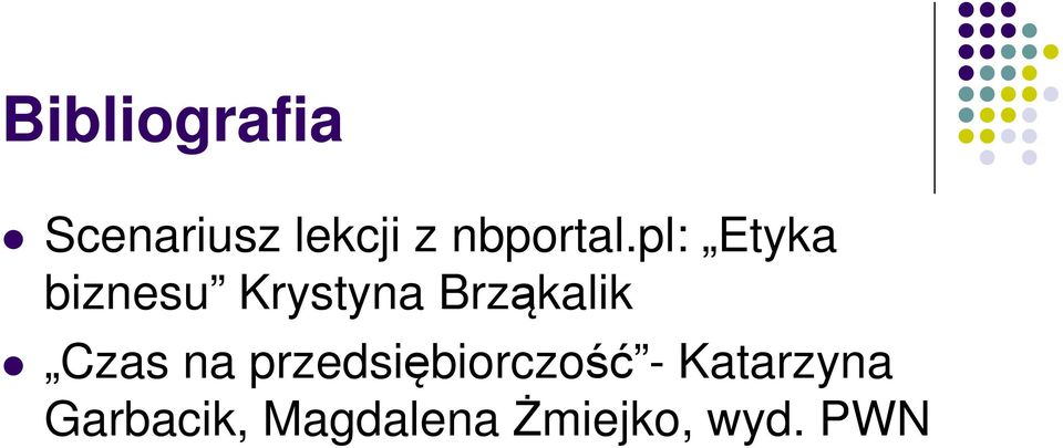 pl: Etyka biznesu Krystyna Brząkalik